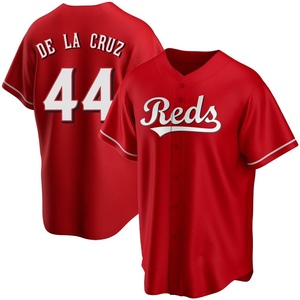 Youth Cincinnati Reds Elly De La Cruz Replica Red Alternate Jersey